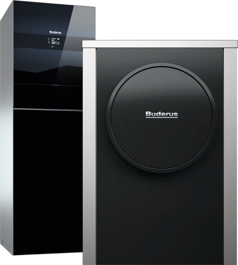 Sistema Buderus Logatherm WLW196i AR S+ con unità interna ed esterna